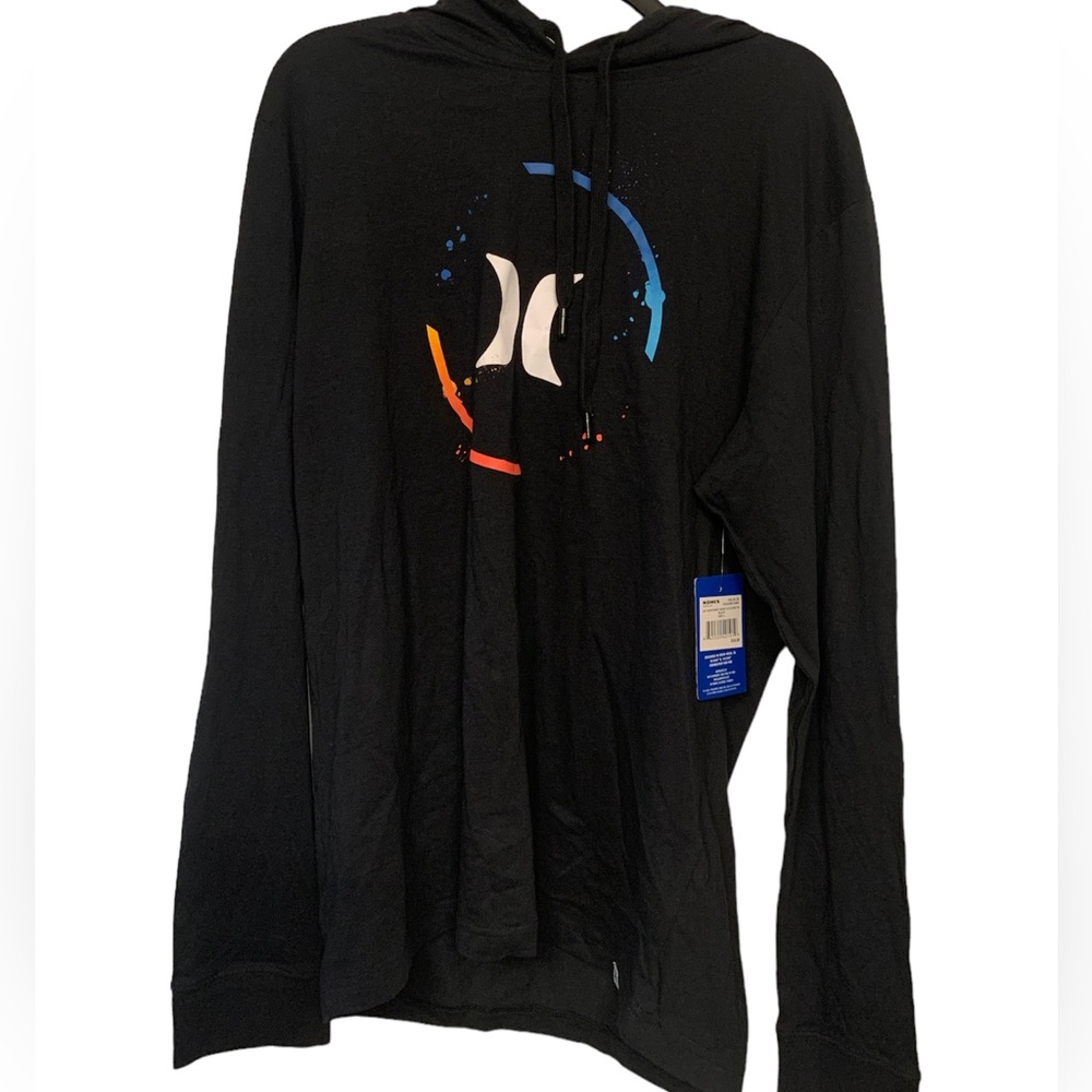Large hooded Hurley long sleeve t-shirt